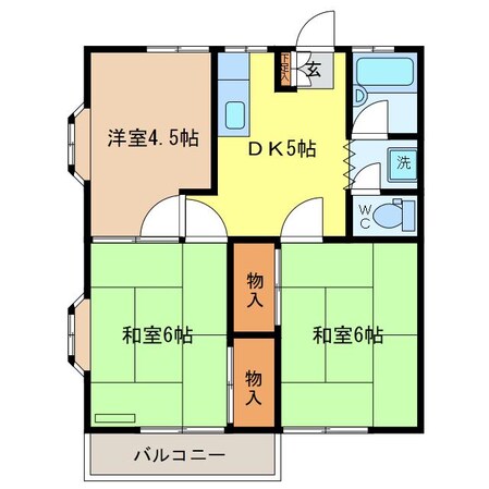 アーバン2の物件間取画像